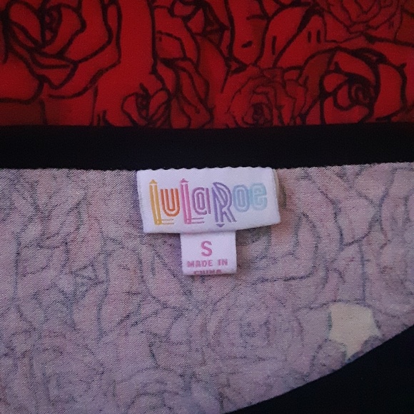 LuLaRoe Red Floral Dress New Size Small - Picture 4 of 4